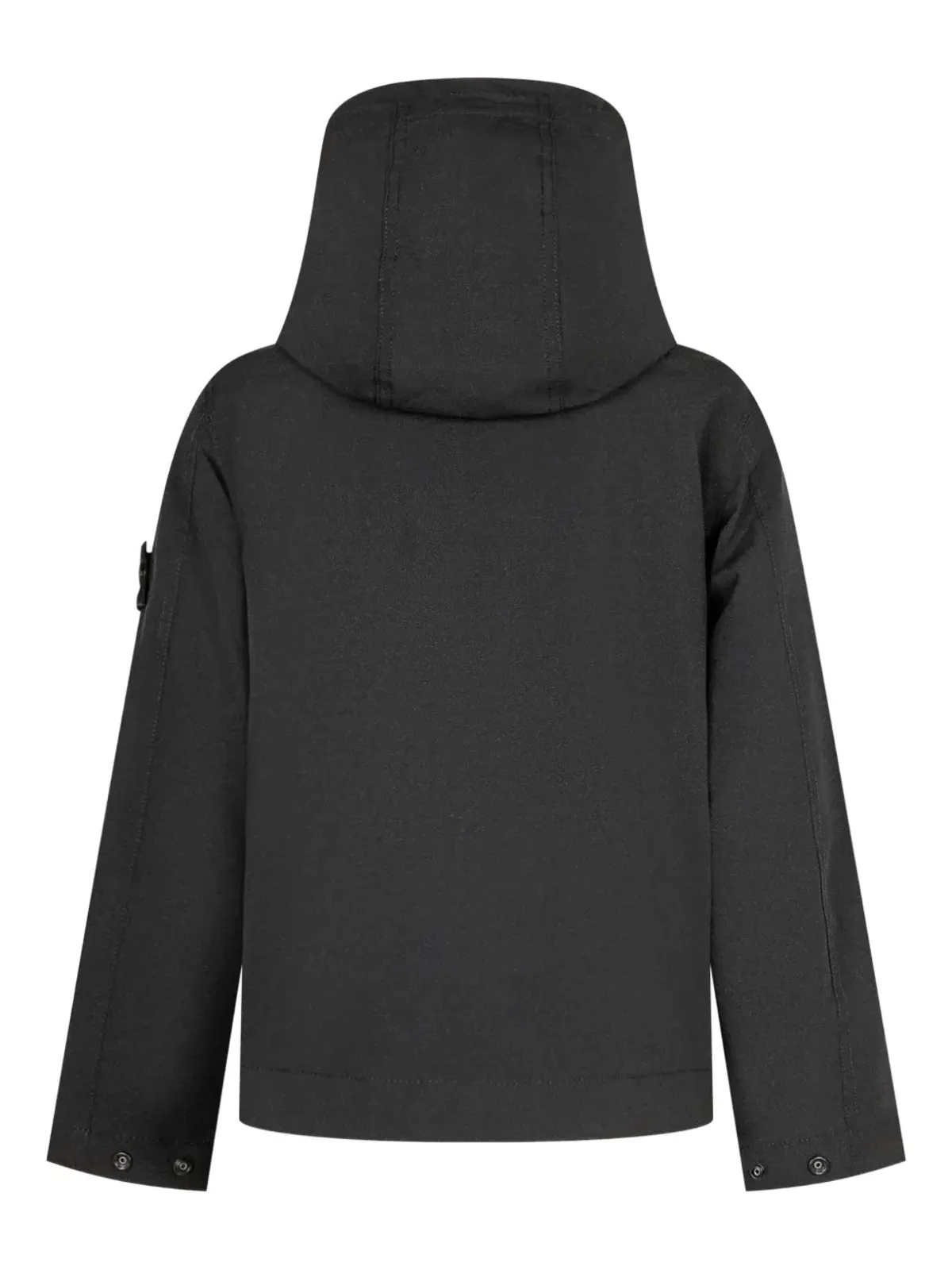 Stone Island Junior hooded parka jacket - Black - 画像2