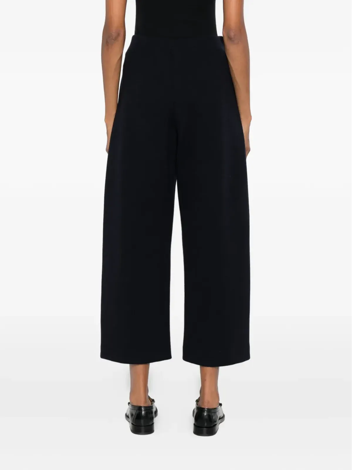 Max Mara クロップド ハイウエストパンツ - ブラック - 画像4