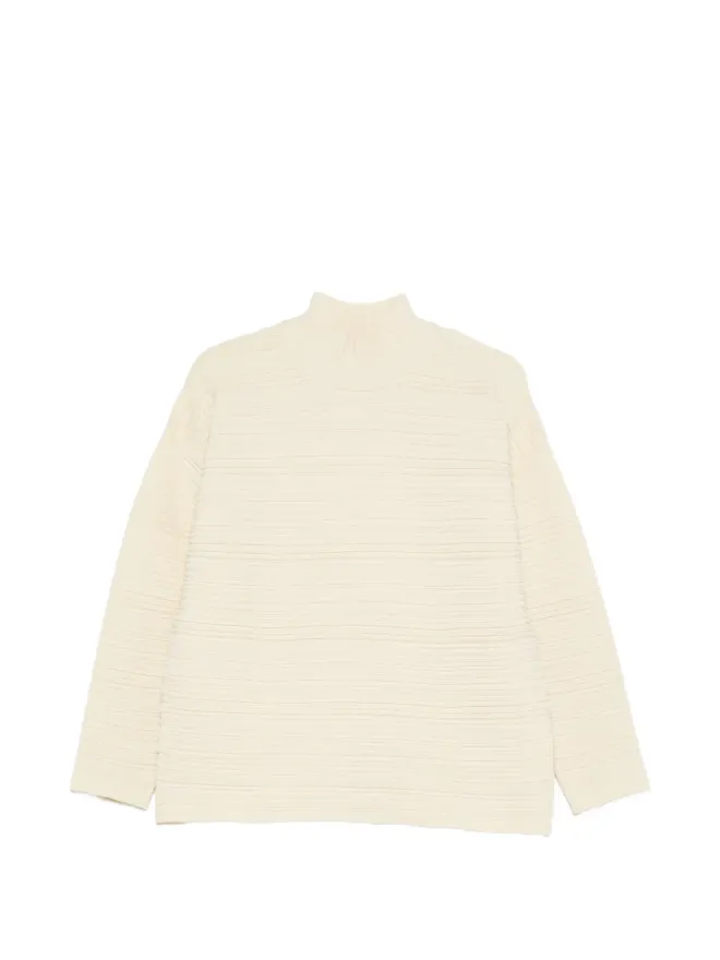 Pleats Please Issey Miyake Pleats Please Issey Miyake プリーツセーター - Yellowの商品画像