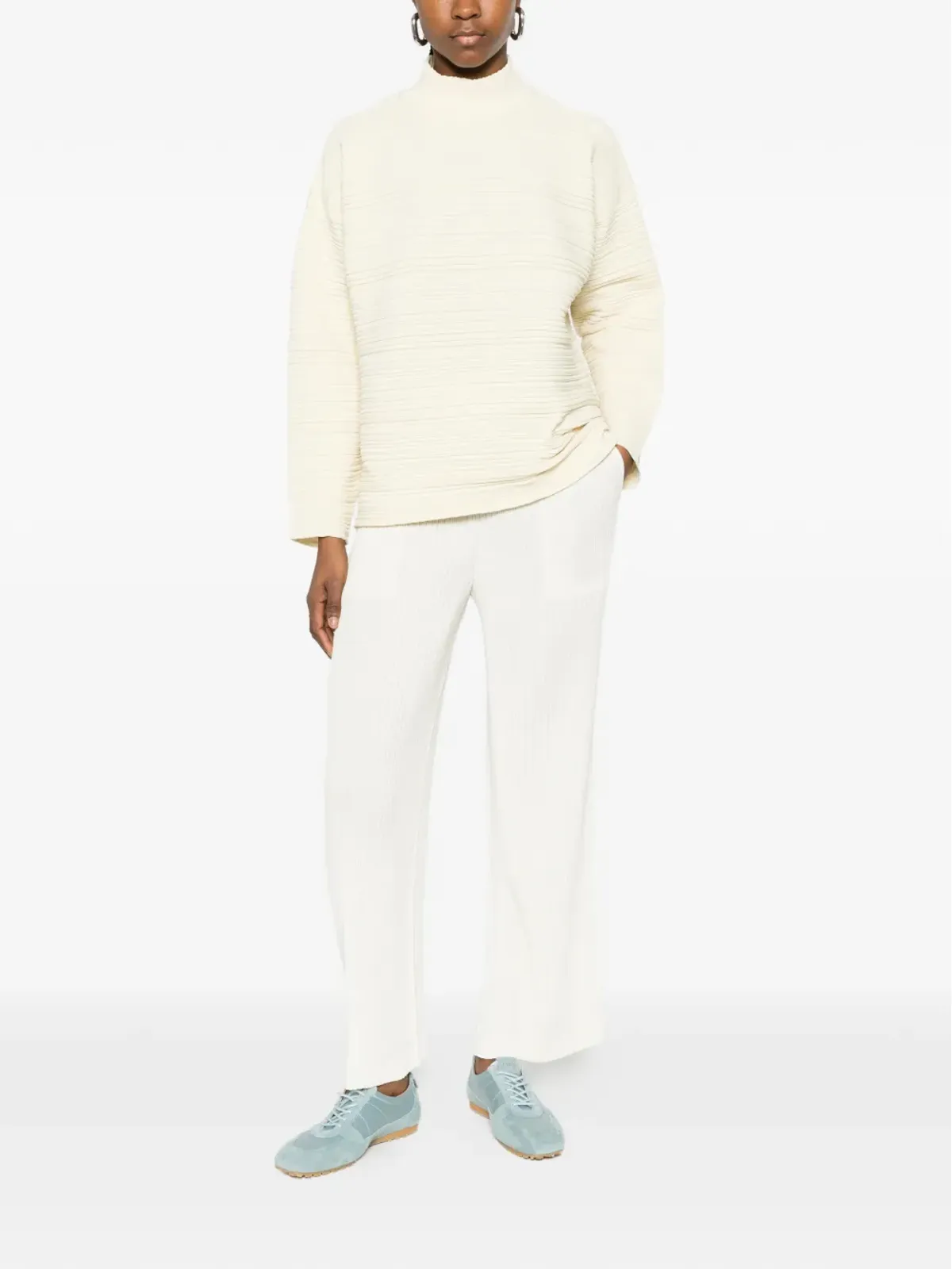 Pleats Please Issey Miyake プリーツセーター - Yellow - 画像2