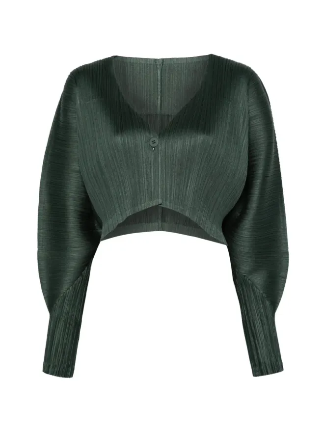 Pleats Please Issey Miyake Pleats Please Issey Miyake プリーツVネックトップの商品画像