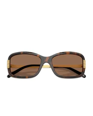 Tory Burch べっ甲柄の長方形サングラス - サムネイル5