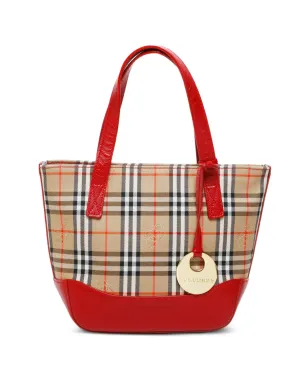 Burberry Pre-Owned 1990-2010 Nova Check Mini handbag - Neutrals - サムネイル1