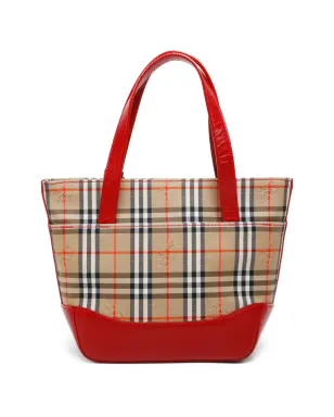 Burberry Pre-Owned 1990-2010 Nova Check Mini handbag - Neutrals - サムネイル2