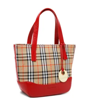 Burberry Pre-Owned 1990-2010 Nova Check Mini handbag - Neutrals - サムネイル3