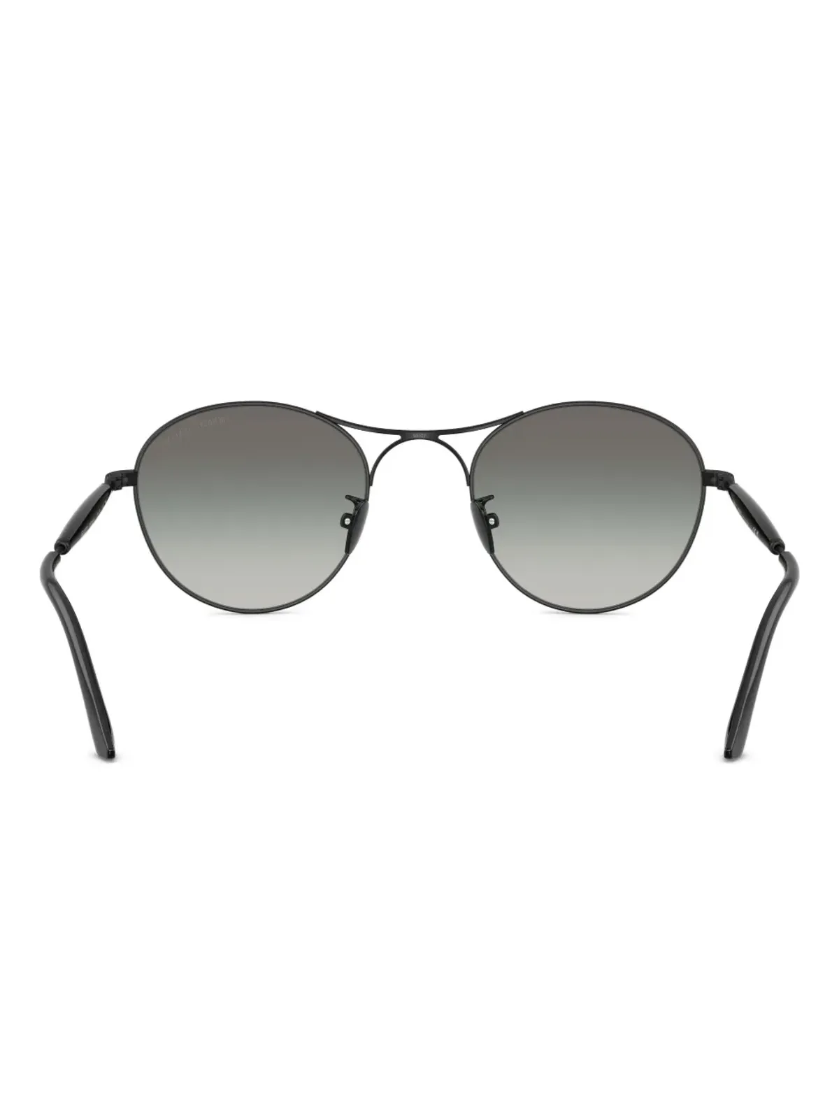 Giorgio Armani ラウンドフレーム グラデーションサングラス - 画像4