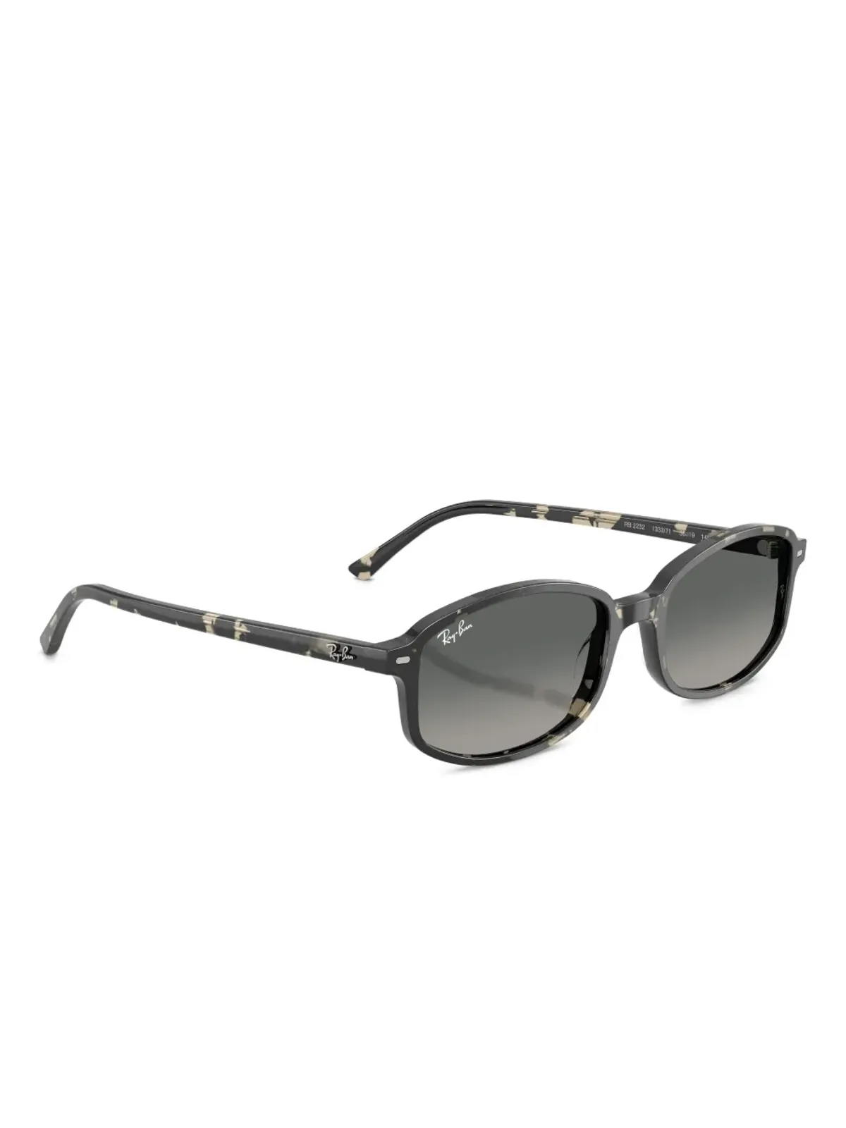 Ray-Ban ハバナ長方形サングラス - 画像2