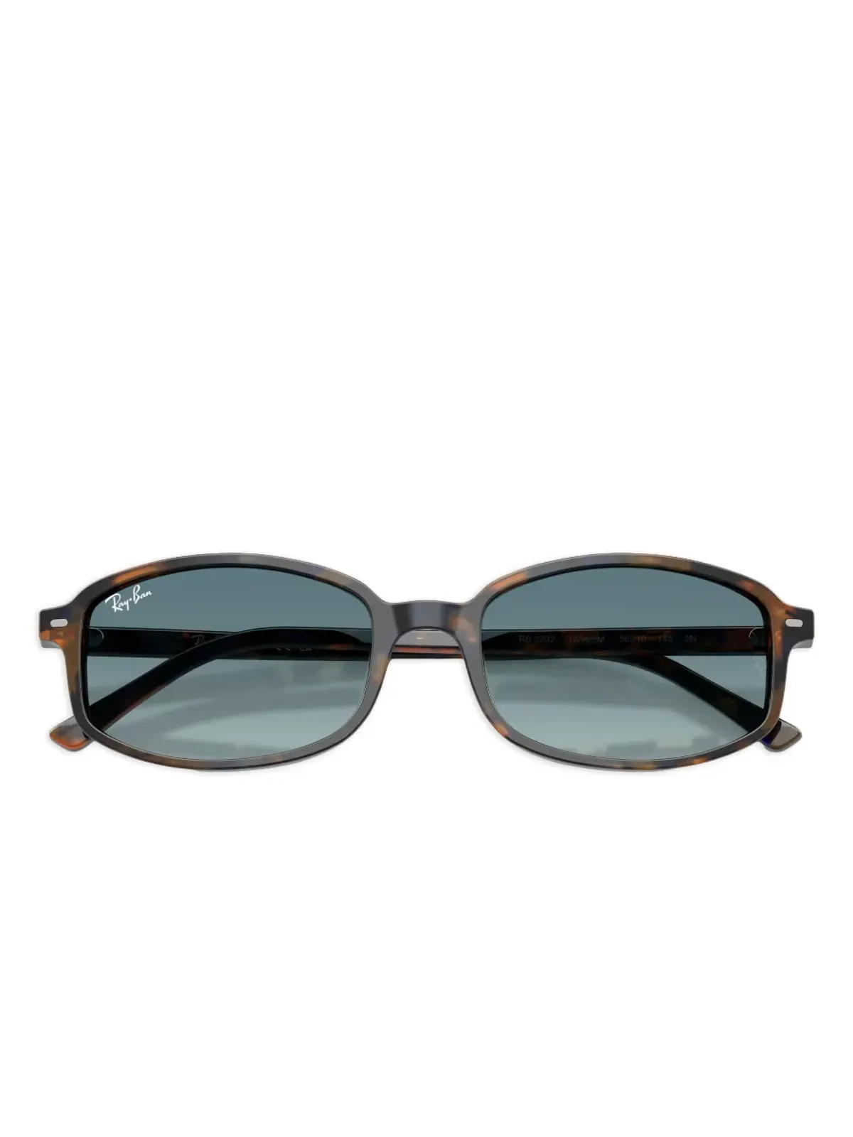 Ray-Ban べっこう柄の長方形サングラス - 画像5