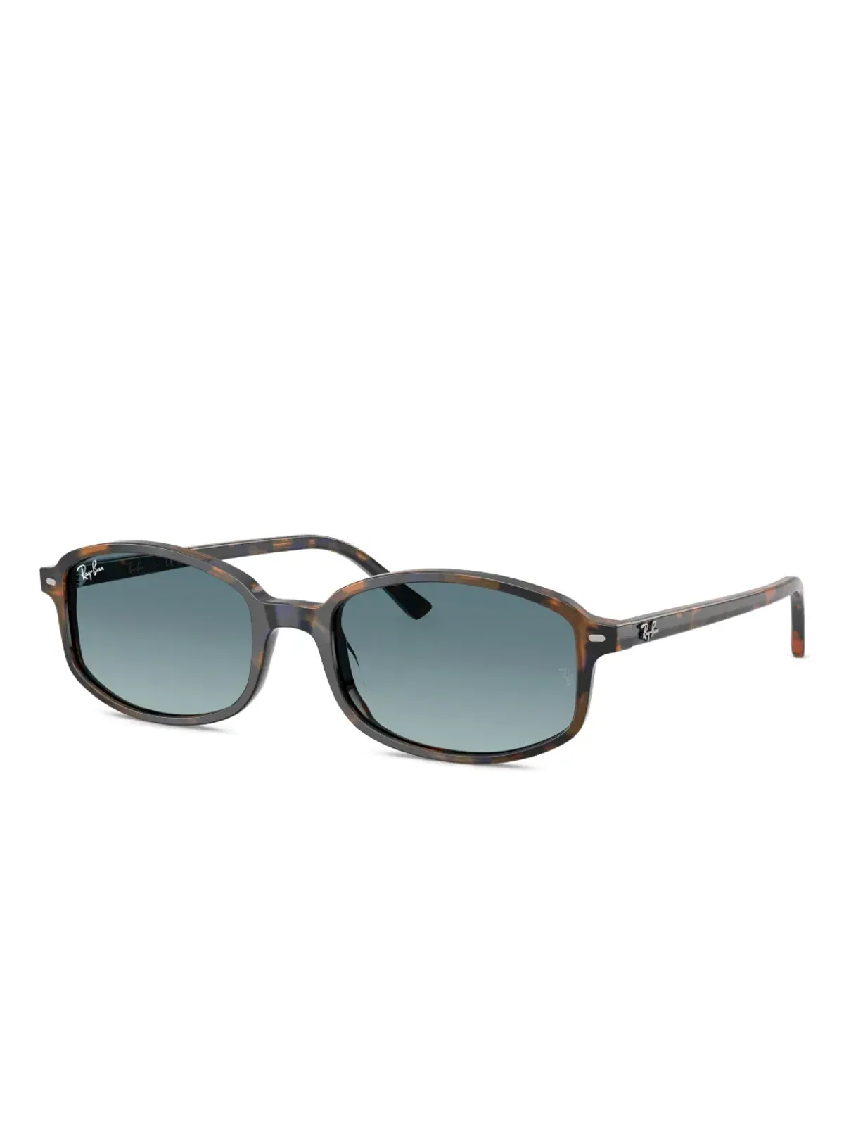 Ray-Ban べっこう柄の長方形サングラス - 画像2