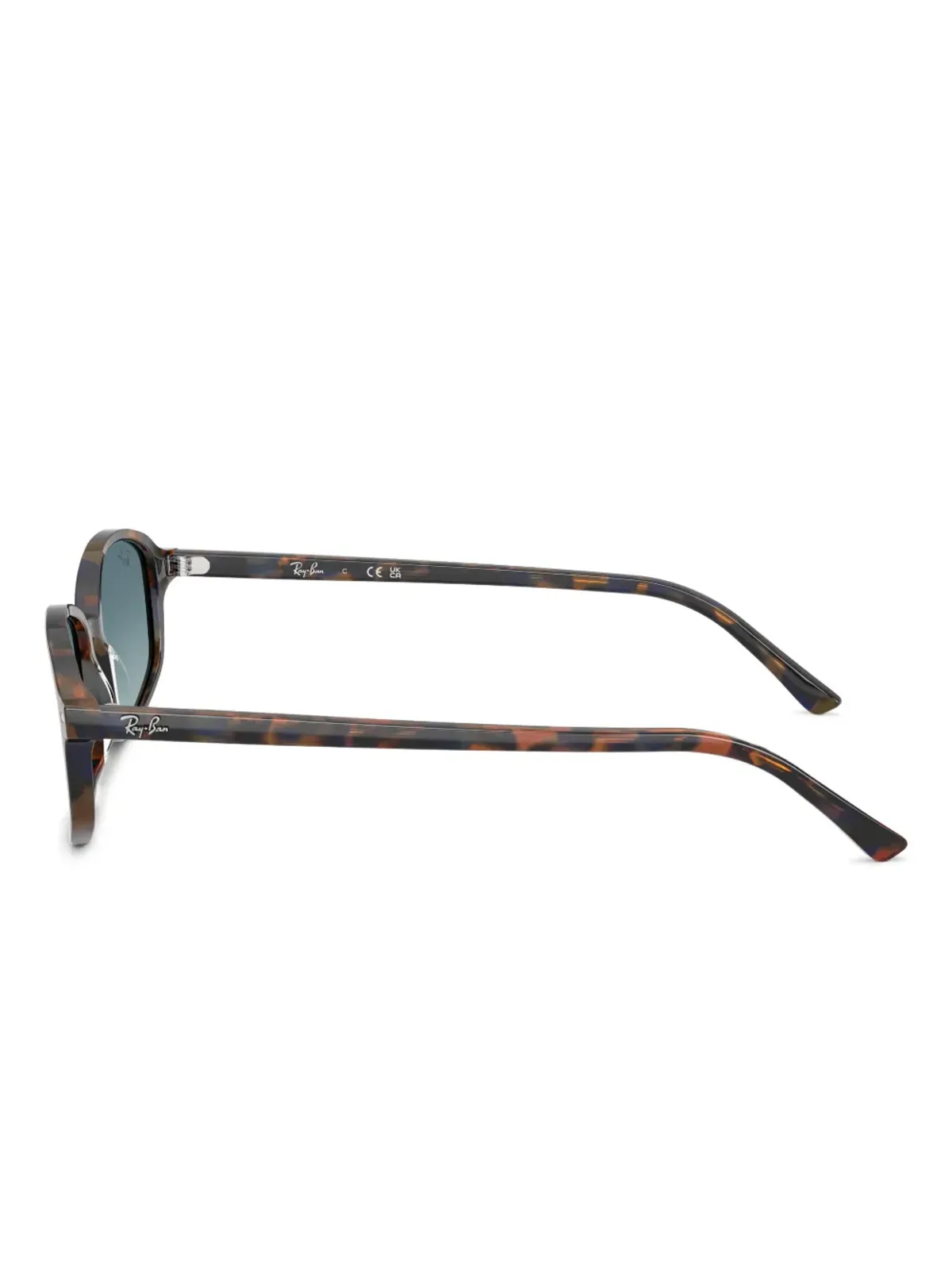 Ray-Ban べっこう柄の長方形サングラス - 画像4
