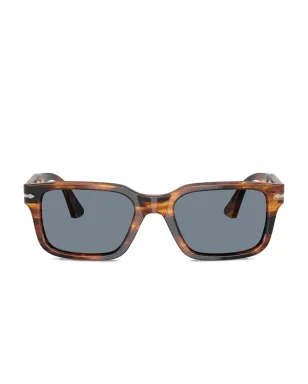 Persol ストライプ柄スクエアサングラス - サムネイル1