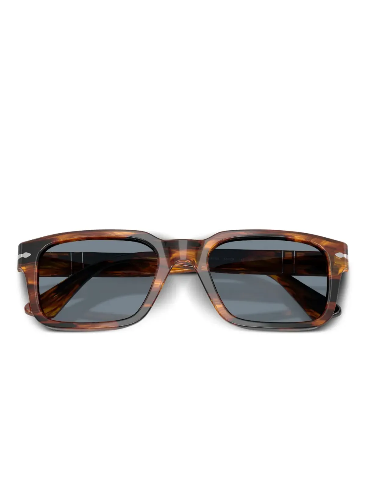 Persol ストライプ柄スクエアサングラス - 画像5