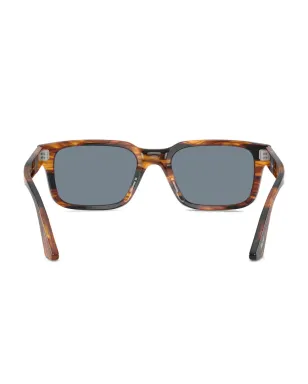Persol ストライプ柄スクエアサングラス - サムネイル4