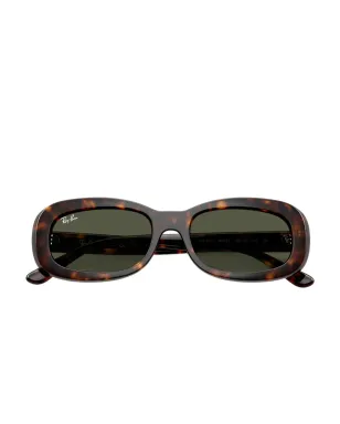 Ray-Ban ハバナ オーバルフレーム サングラス - サムネイル5