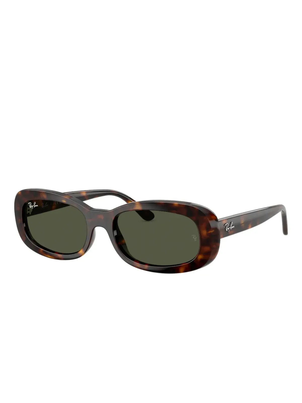 Ray-Ban ハバナ オーバルフレーム サングラス - 画像2