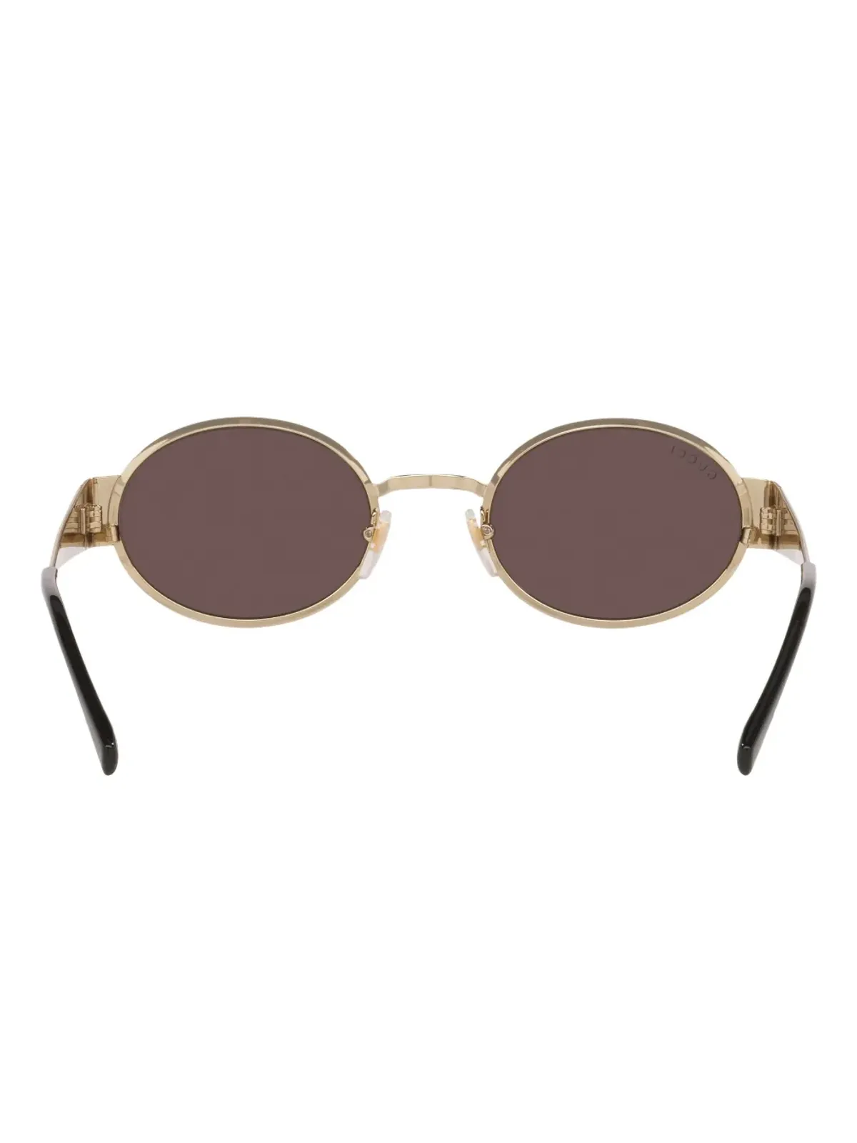Gucci Eyewear GGロゴ オーバルフレーム サングラス - 画像3