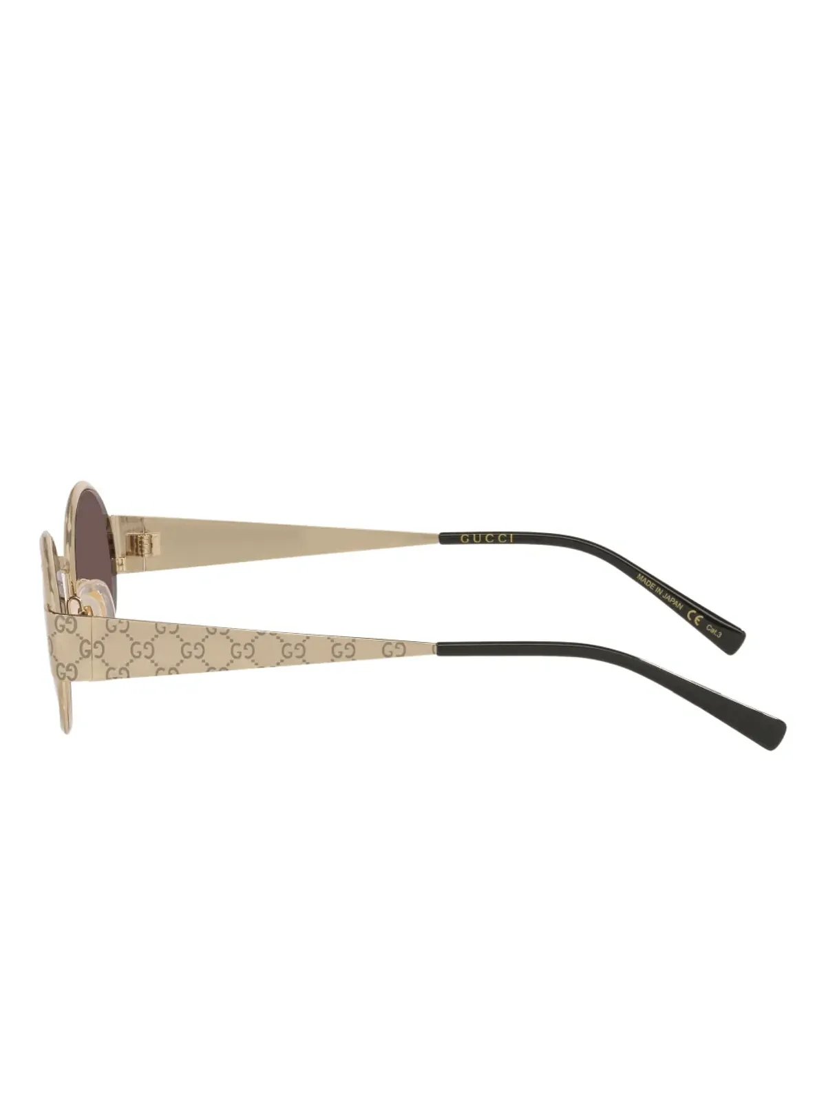 Gucci Eyewear GGロゴ オーバルフレーム サングラス - 画像4