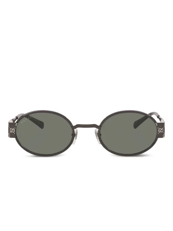 Gucci Eyewear Gucci Eyewear GG-pattern オーバルフレーム サングラスの商品画像