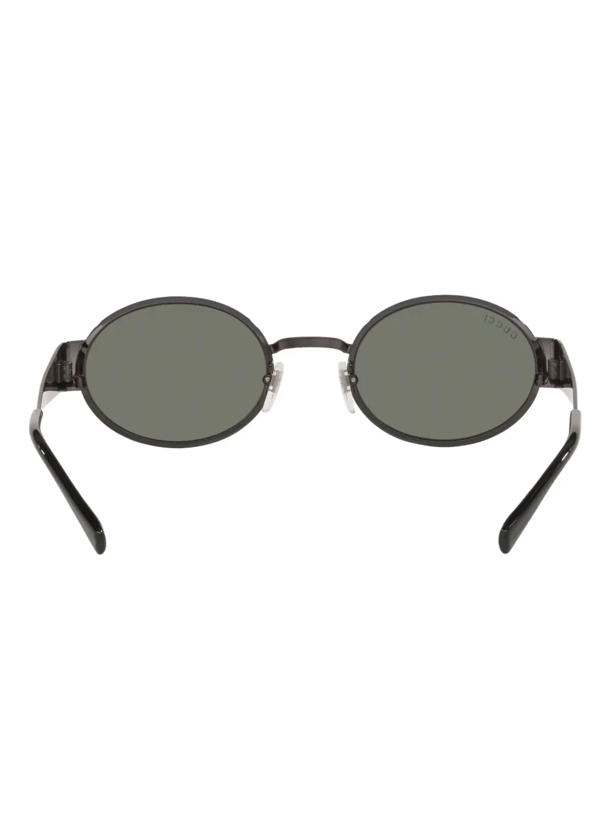 Gucci Eyewear GG-pattern オーバルフレーム サングラス - 画像4