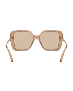 Jimmy Choo Eyewear スクエアサングラス（ブラウン） - サムネイル4