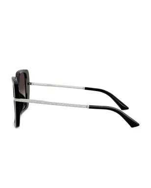 Jimmy Choo Eyewear 装飾的な幾何フレームのサングラス - サムネイル3