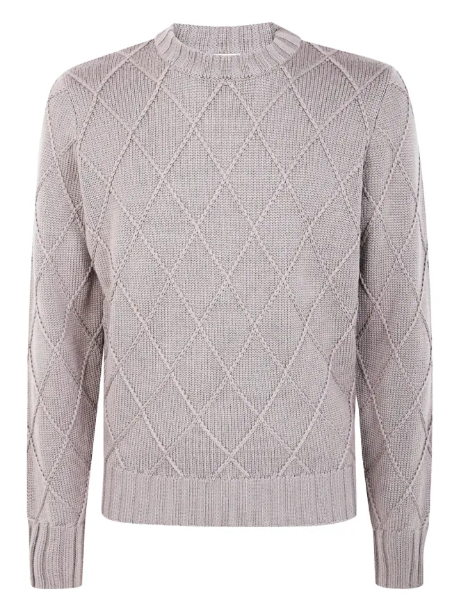 Filippo De Laurentiis Filippo De Laurentiis ダイヤモンド柄メリノウールセーターの商品画像
