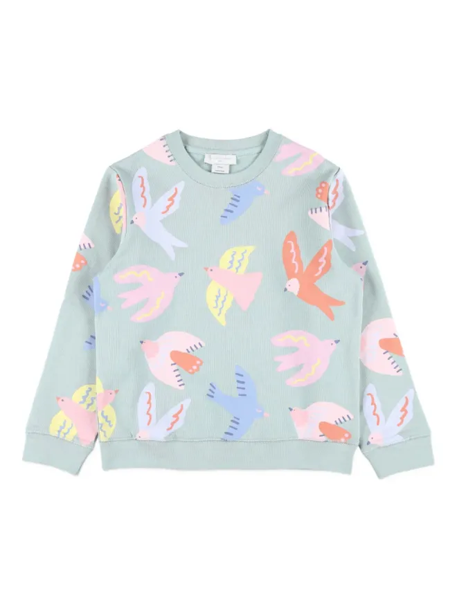 Stella McCartney Kids Stella McCartney Kids 鳥柄プリント スウェットシャツの商品画像