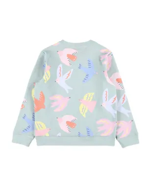 Stella McCartney Kids 鳥柄プリント スウェットシャツ - サムネイル2