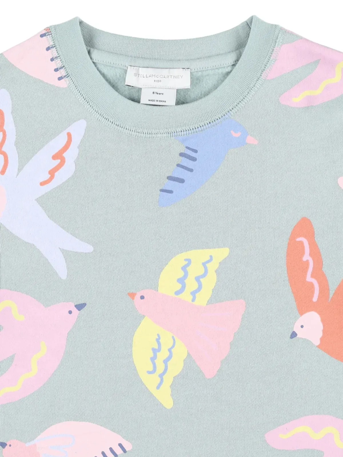 Stella McCartney Kids 鳥柄プリント スウェットシャツ - 画像3