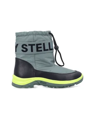 Stella McCartney Kids モニカー テープ スノーブーツ グリーン - サムネイル1