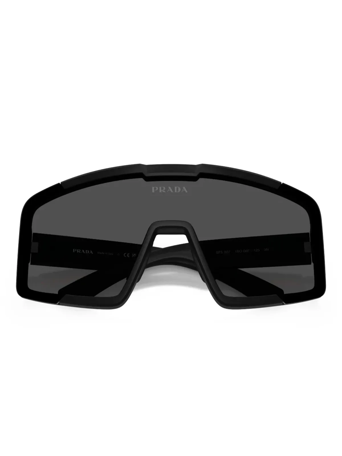 Prada Linea Rossa ジオメトリックサングラス - ブラック - 画像5