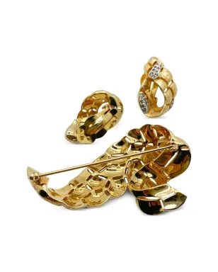 Jennifer Gibson Jewellery 1960年代 Jomaz swag ブローチとイヤリング - サムネイル2