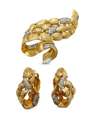 Jennifer Gibson Jewellery 1960年代 Jomaz swag ブローチとイヤリング - サムネイル3