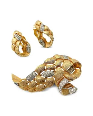 Jennifer Gibson Jewellery 1960年代 Jomaz swag ブローチとイヤリング - サムネイル4