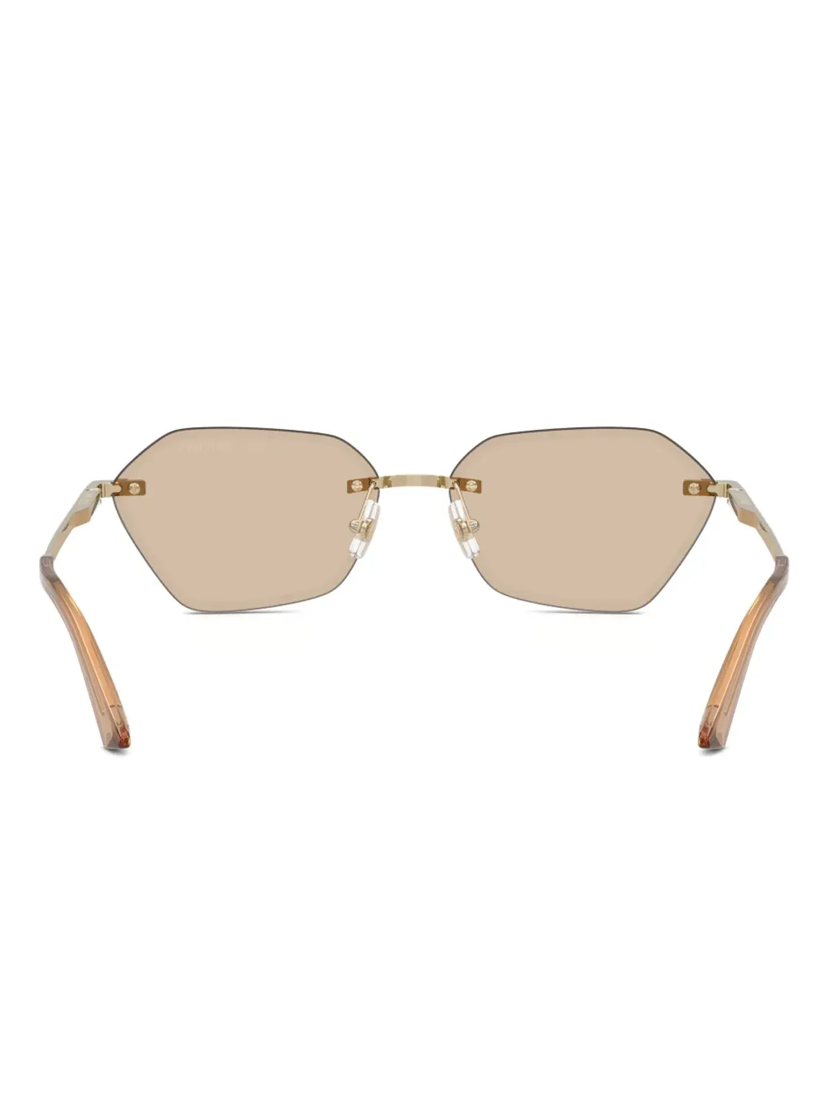 Jimmy Choo Eyewear JC4022J geometric-frame sunglasses - Gold - 画像4