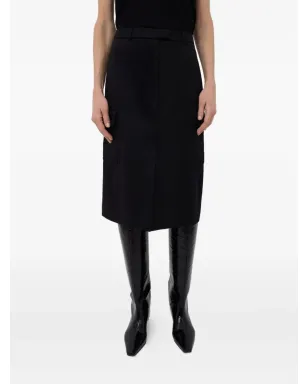 LouLou de Saison JASPER カーゴポケット付き ペンシルミディスカート - サムネイル5
