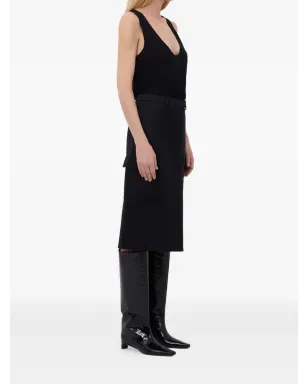 LouLou de Saison JASPER カーゴポケット付き ペンシルミディスカート - サムネイル3