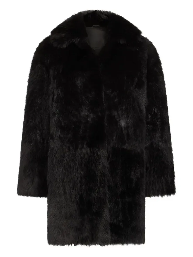 Loulou de Saison LouLou de Saison シアーリング・スプレッドカラー・コートの商品画像