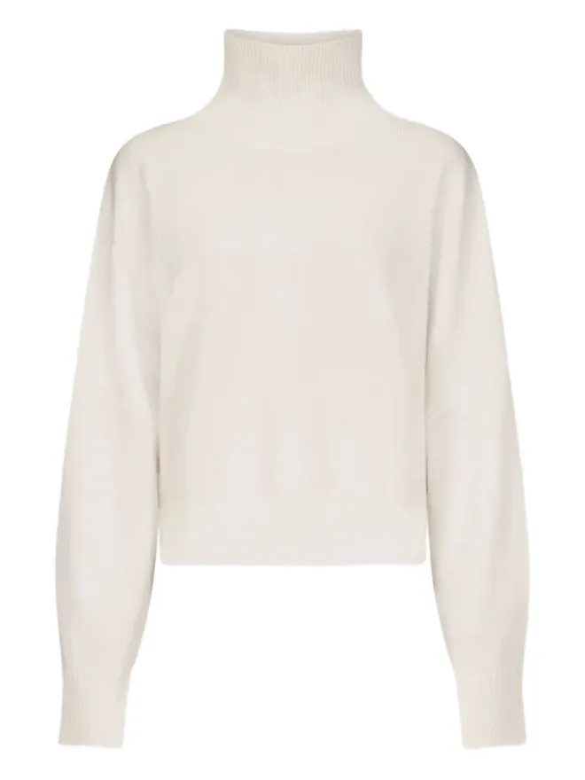 Loulou de Saison LouLou de Saison リブ編み衿付きカシミヤセーターの商品画像