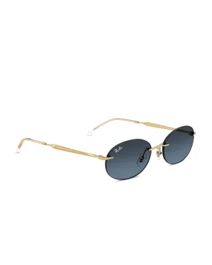 Ray-Ban オーバルフレーム リムレス サングラス - サムネイル3