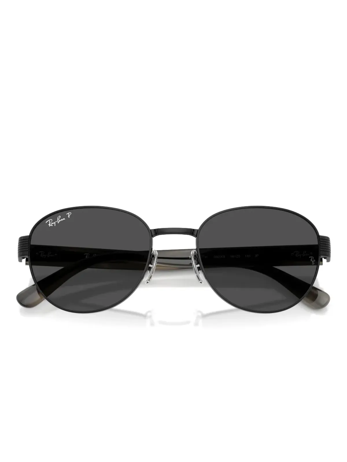 Ray-Ban Chromance ラウンドフレーム ティントサングラス（ブラック） - 画像5