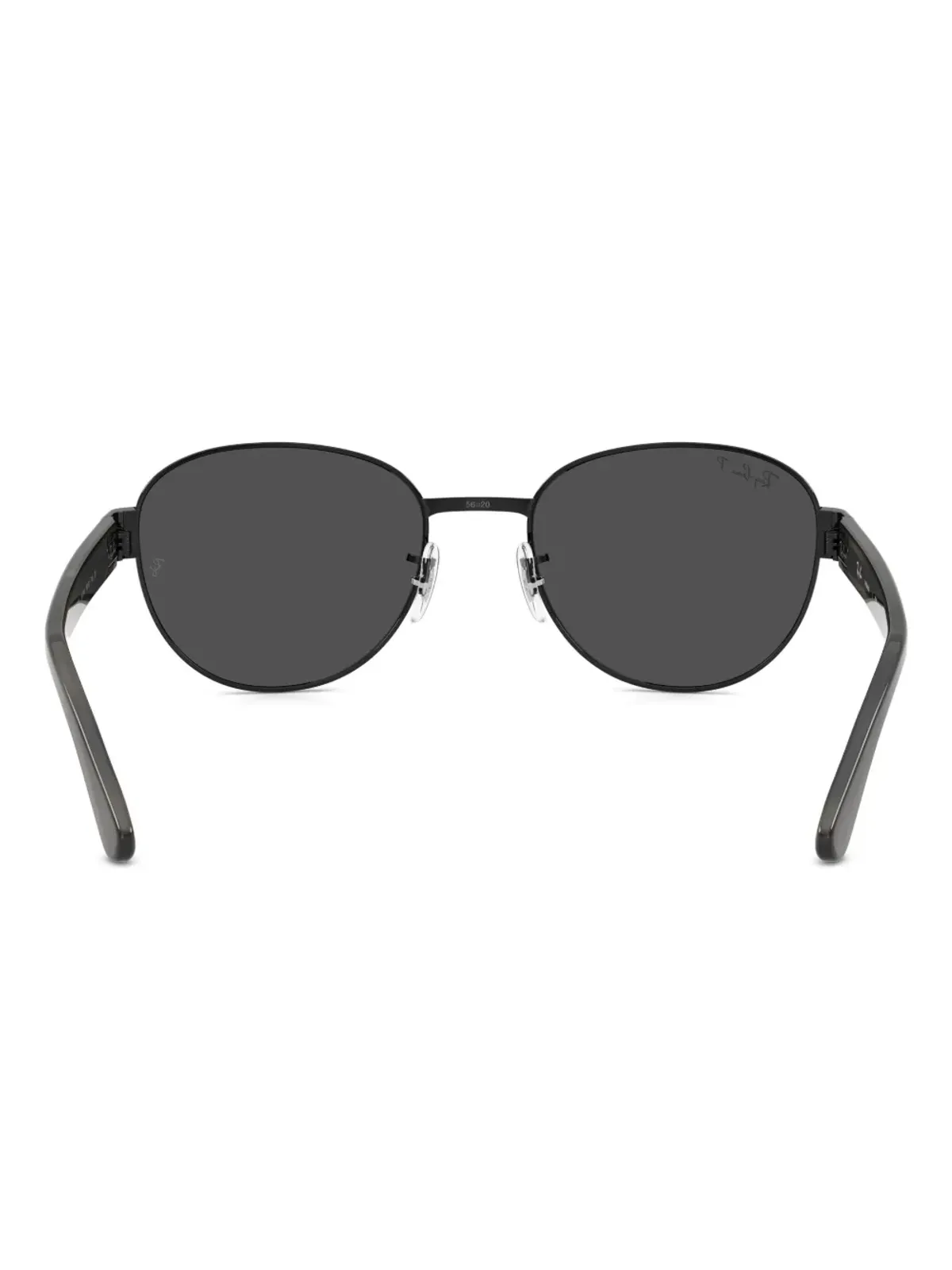 Ray-Ban Chromance ラウンドフレーム ティントサングラス（ブラック） - 画像4