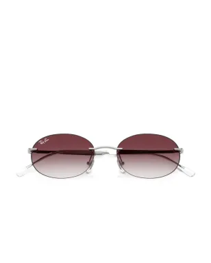 Ray-Ban リムレス オーバルフレーム サングラス - サムネイル5