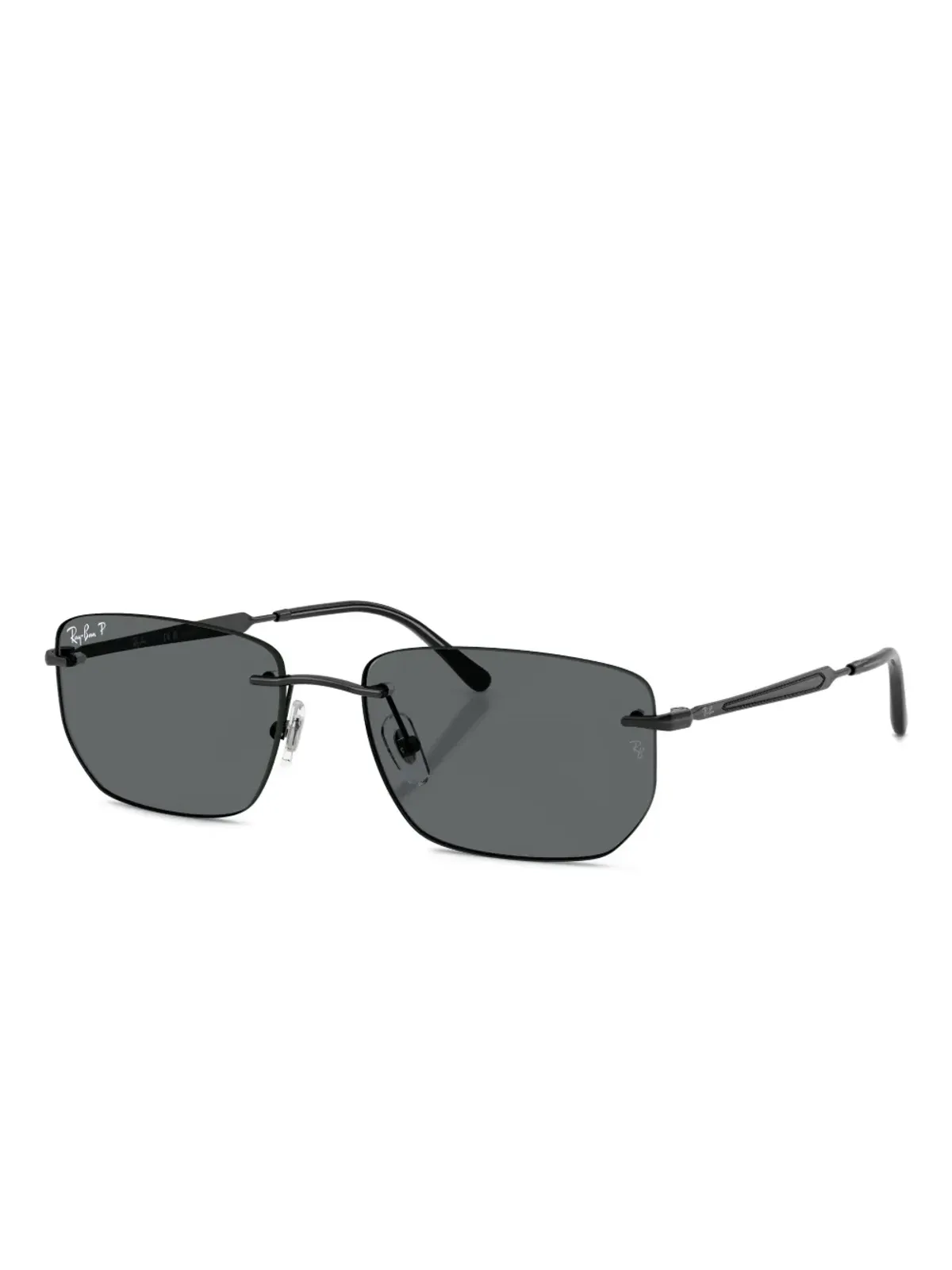 Ray-Ban リムレス長方形フレーム サングラス - 画像3