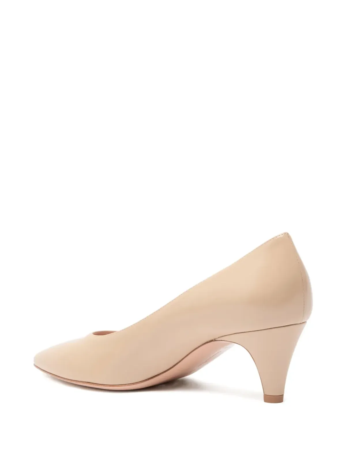 Gianvito Rossi アメリア ポインテッドトゥ レザーパンプス - 画像2