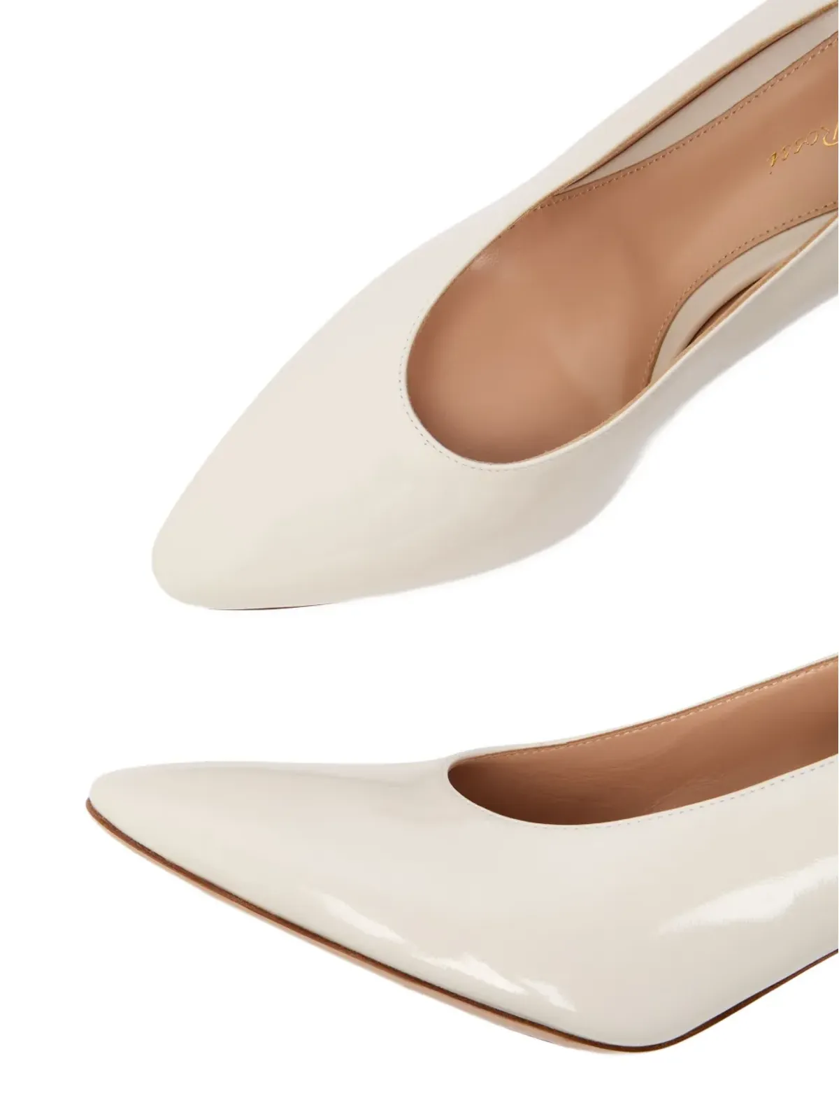 Gianvito Rossi アメリア ポインテッドトゥパンプス - Neutrals - 画像3