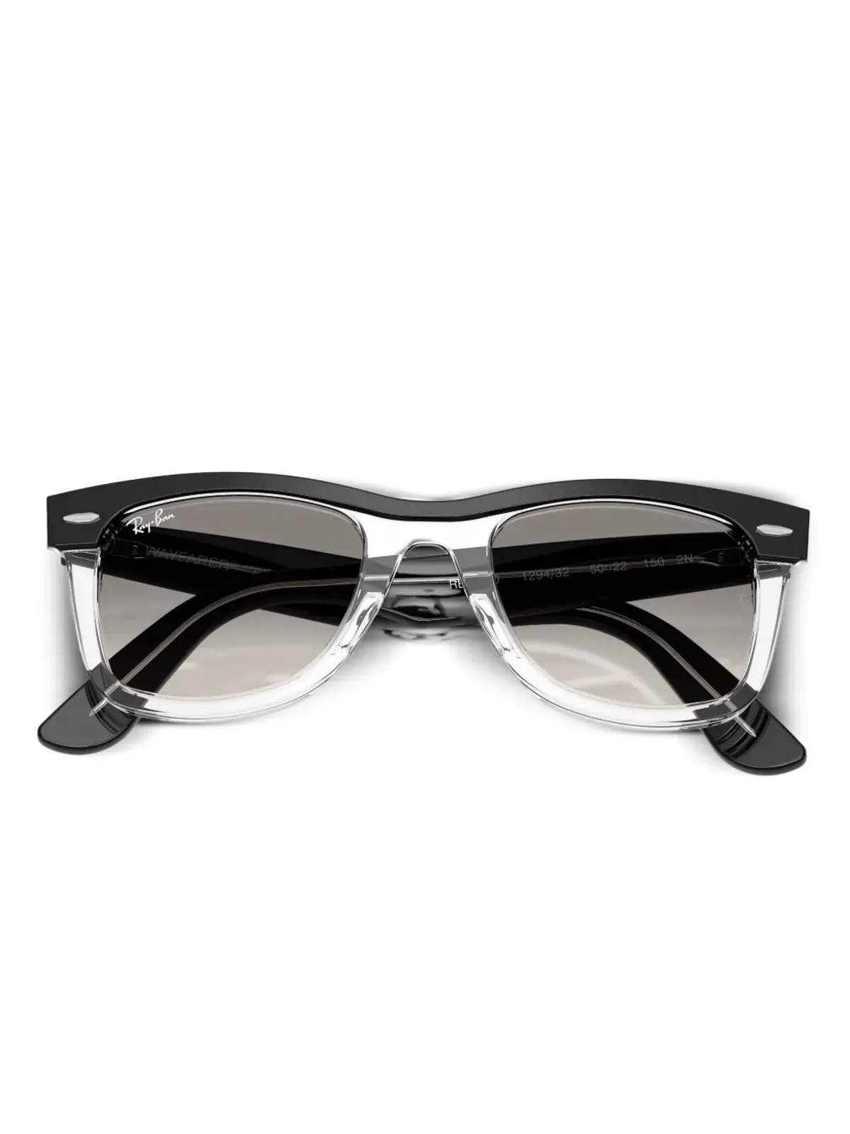 Ray-Ban スクエアフレーム 鏡面仕上げ サングラス - 画像5