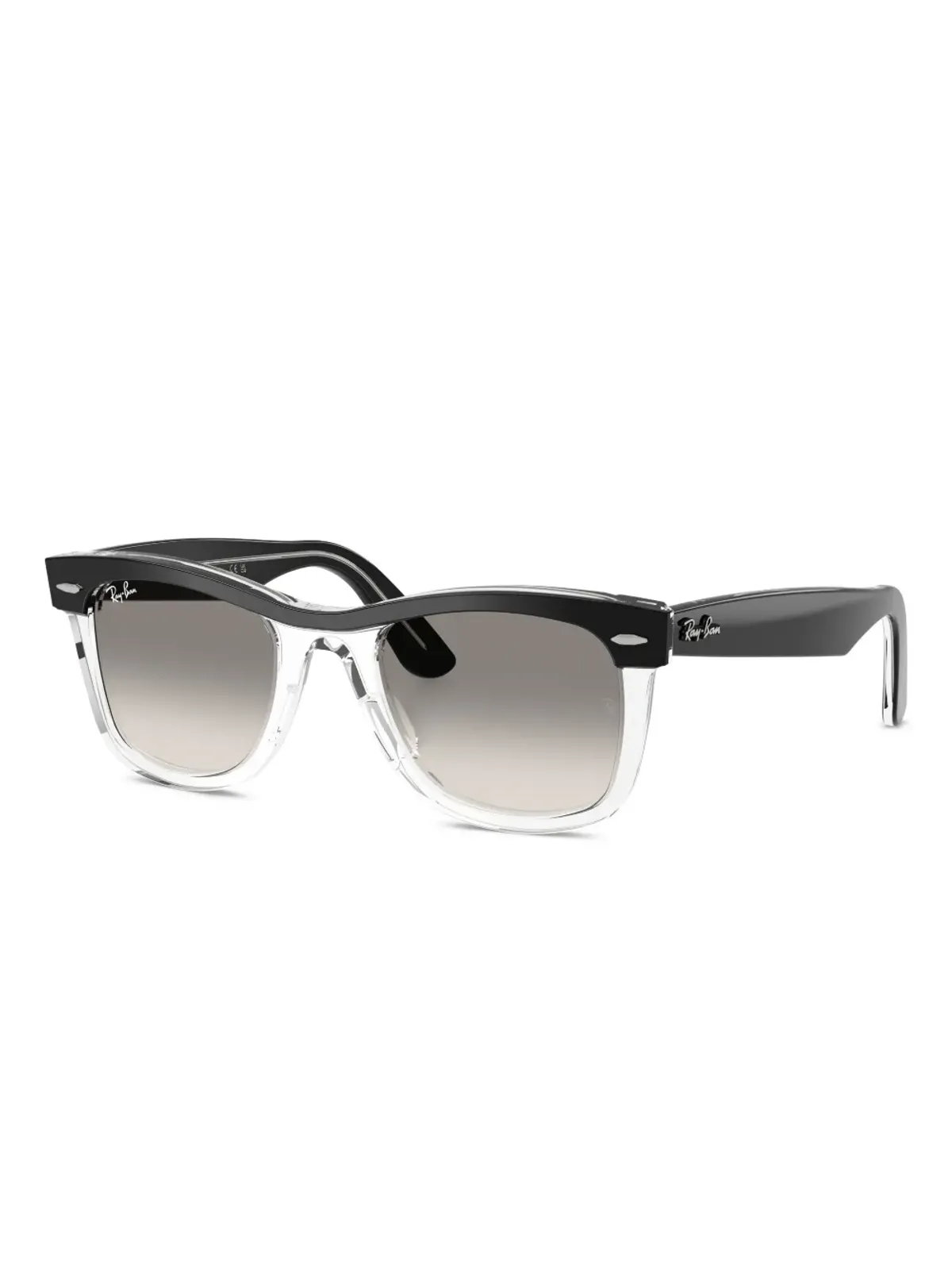 Ray-Ban スクエアフレーム 鏡面仕上げ サングラス - 画像2