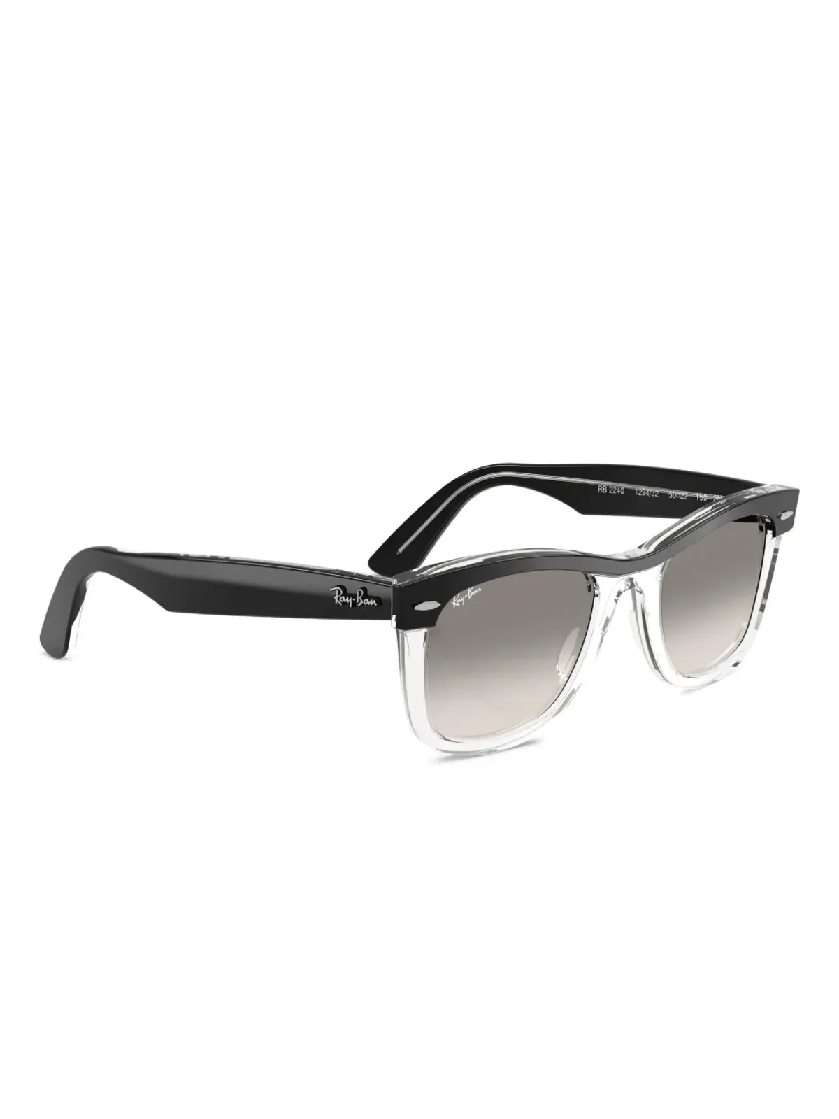 Ray-Ban スクエアフレーム 鏡面仕上げ サングラス - 画像3