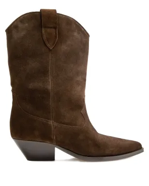 MARANT ÉTOILE DUERTO スエード カウボーイブーツ ブラウン - サムネイル1